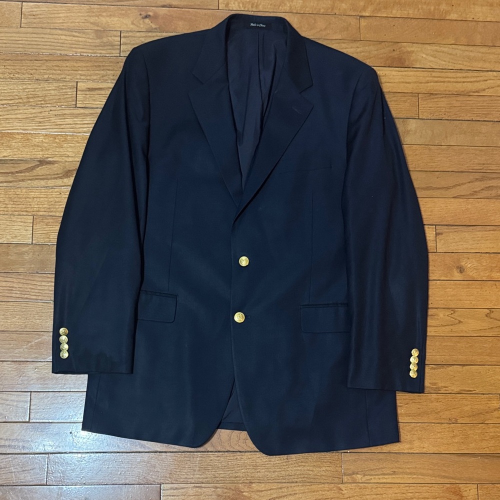 Lauren Ralph Lauren Navy Blazer with Gold Buttons